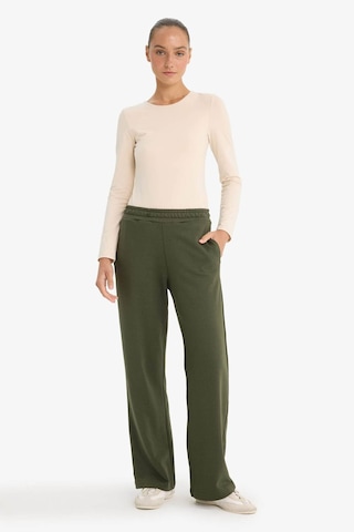 Defacto Straight Fit Beli Lastikli Basic Düz Cepli Eşofman Altı F7143ax25aukh211 Haki-kh211