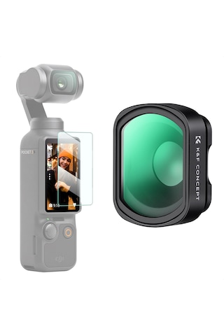 K&f Concept Magnetic 10x Makro Lens Djı Osmo Pocket 3 Combo Uyu
