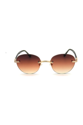 Redberry Rb Lugano C03 Oval Unısex Güneş Gözlüğü Altın