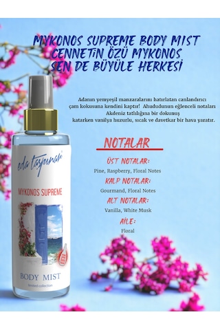 Eda Taşpınar Mykonos Supreme Vücut Spreyi 200 ML
