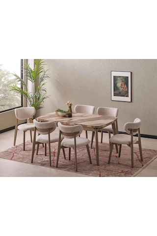Metta Ortadan Açılır Yemek Masası 90x150 Cm Bronz