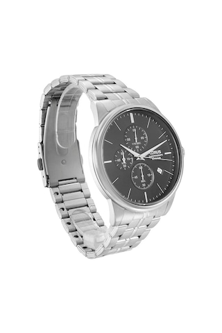 Lorus Rm361jx9 Takvimli 10 Bar Kronograf Erkek Kol Saati Metalik Gri
