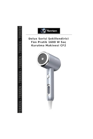 Delux Serisi Şekillendirici Fön Pratik 1600 W Saç Kurutma Makinesi Cf2