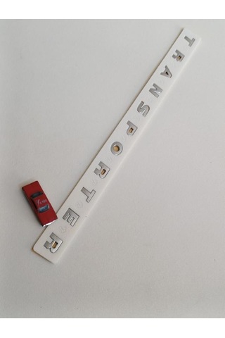 Transporter Yeni Model Boşluklu Bagaj Yazısı 3m 3d Abs