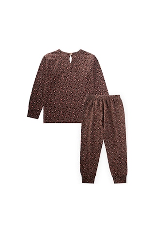 Cigit Kız Çocuk Pijama Takım - Kahverengi