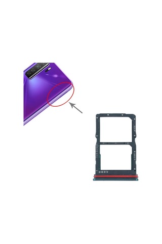 Huawei Nova 7 Se 5g Youth Için Tepsi + Nm Kart Tepsisi Senalstore - Siyah