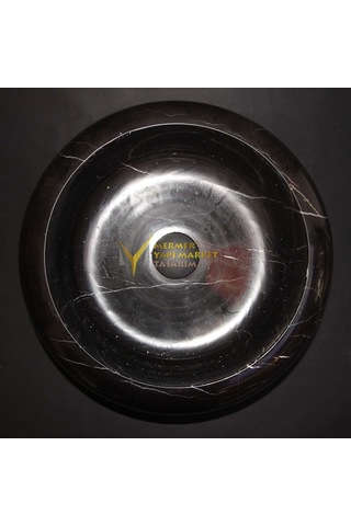 Toros Siyah Mermer Midi Bombeli Lavabo