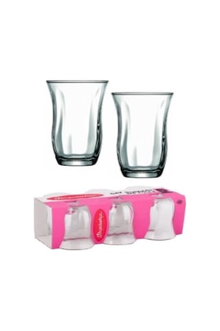 Paşabahçe 42191 Optikli Çay Bardağı 95 CC 6 Lı Şeffaf