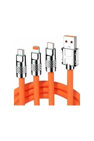 Android Ve İos Uyumlu 180 Derece Type-c Şarj Kablosu