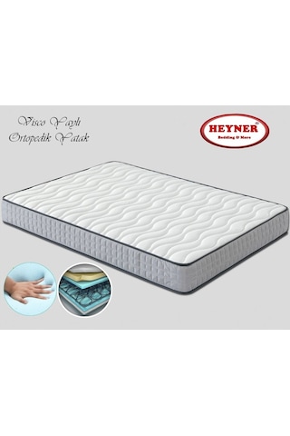 Uzunbebe Heyner Visco Yaylı Yatak 130X190 Cm Ortopedik Visco Yaylı Yatak