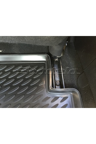 Renault Fluence Havuzlu Paspası 3D Siyah Klipsli