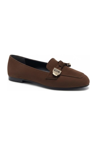 Dosa Shoes Kadın Sivri Burun Babet-siyah Kahverengi