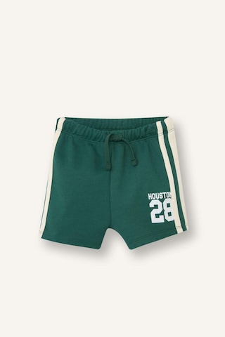 Defacto Relaxed Fit Baskılı 2li Takım Erkek Bebek H1978a526smgn259 Yeşil-gn259