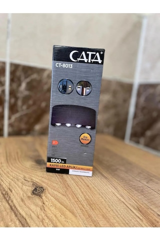 Cata 15w 1500 Lm 3200k 4 Ledli Çift Yönlü Kapri Led Aplik Ct-8013 Siyah