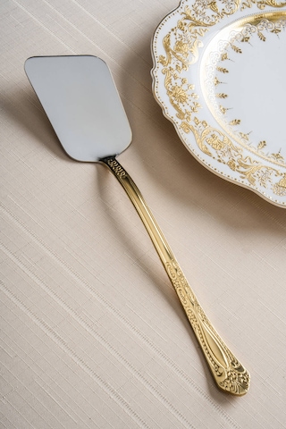 Acar Karat Star Gold Servis Spatulası - 30 Cm Gold/silver