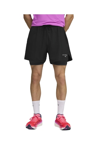 Puma X Hyrox Dryelite 2in1 Erkek Siyah Antrenman Şort 52856601
