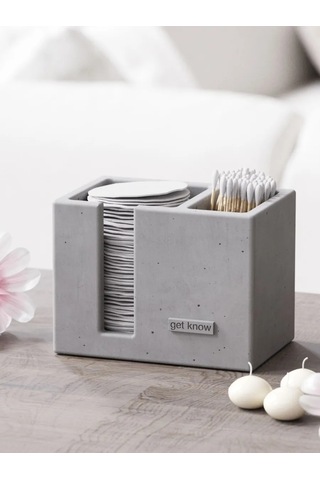 Getknow Home Beton Pamuklu Diskler İçin Kap 269943198 Gri