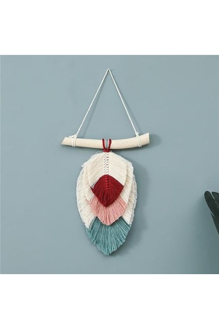 Duvar Asılı İskandinav Püskül Duvar Tarzı Patchwork Pamuk El Dokuma Goblen Ev Gereçleri D