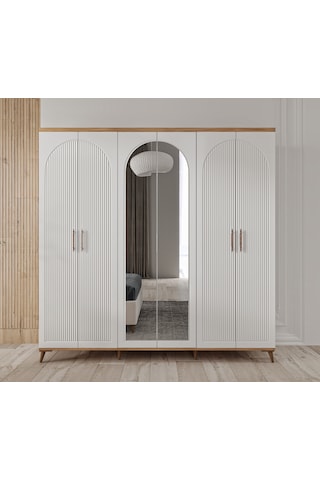 Nevada 6 Kapaklı Komple Mdf Yatak Odası Takımı