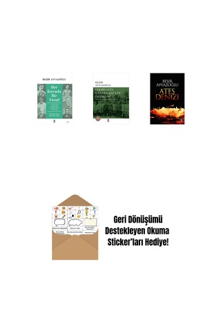 Her Kuyuda Bir Yusuf + Edebiyatın Çanakkale Yle İmtihanı Ciltli + Ateş Denizi + Okuma Sticker'ları