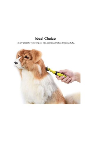 Profesyonel Köpek Fırçası Dematting Nazikçe Verimli Güvenli Pet Tarak Rake Kaldırır Altceç Knot Ahşap Saplı Köpek Köpek Tarak