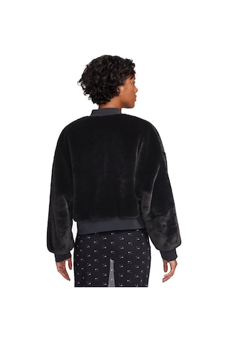 Nike Geniş Kalıp Kadın Günlük Çift Taraflı Bomber Ceket W Sportswear Fb8692-010 Siyah Bej