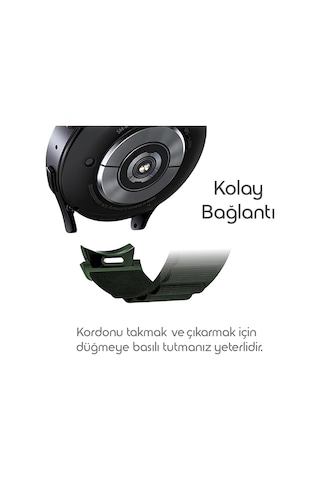 Lexroo Yeni Nesil Bağlantı Alpine Loop 20mm Kordon Samsung Uyumlu İle Uy