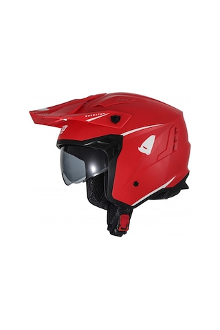 Ufo Plast Sheratan Jet Açık Kask Kırmızı
