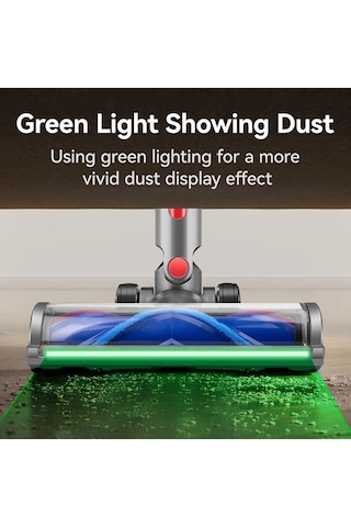 Elmpaly V7 V8 V10 V11 V15 Supurge Firca Basligi Yesil Isikli Ev Temizliği Yedek Parça