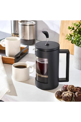 Pamir Bitki Çayı Ve Filtre Kahve Demliği French Press 800 Ml Siyah Çok Renkli