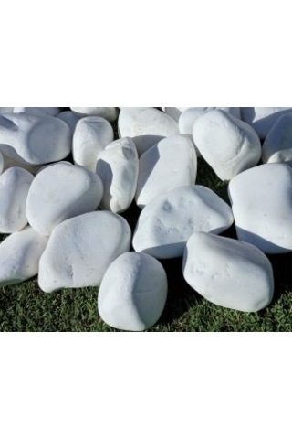 Dolomit Taş 5 Kg 4-6 Cm Beyaz Dolomit Bahçe Taşı Çakıl Taşı