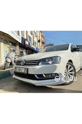 Kit Garaj Volkswagen Passat B7 Ön Tampon Ek Ön Ek Plastik Boyasız