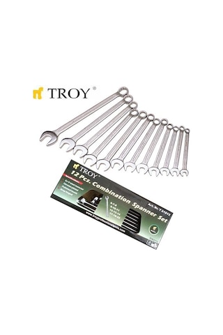 Troy 21512 Kombine Anahtar Takımı - 12 Parça 6-22Mm N11.17293