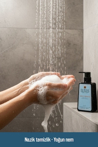 Hamam Kokulu Zeytinyağlı Duş Jeli & El Sabunu Seti Doğal, Kalıcı Ferahlık 750 Ml + 500 Ml