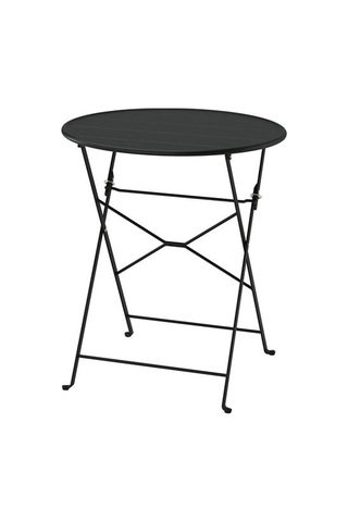 Ikea Sundsö Katlanabilir Masa, Antrasit, 65 Cm