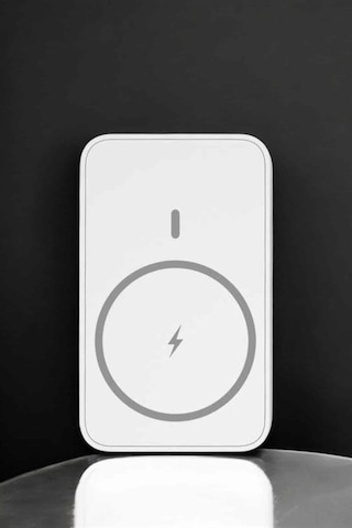 Magsafe Kablosuz Batarya Yüksek Performanslı Manyetik Tasarım Hızlı Şarj Gri - Siyah 14881433