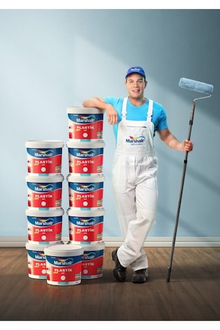 Plastik Mat Su Bazlı Iç Duvar Boyası 2.5 Lt Silinebilir - Beyaz