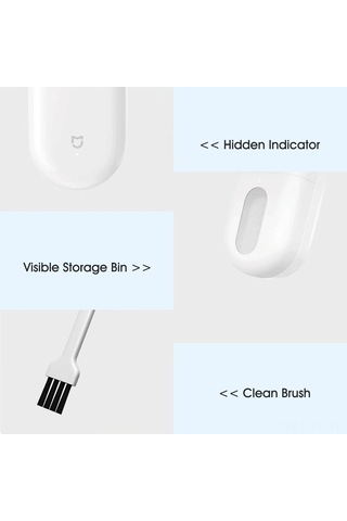 Lemestar Xiaomi Mijia Kumaş Tüylü Topak Kaldırıcı - 5 Bıçaklı Kesim, Güçlü Emme, 90 Dakika Kullanim Süresi, Çift Katmanlı Koruma Beyaz