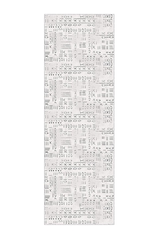 Viva Home Kırık Beyaz Yıkanabilir Kaymaz Tabanlı Leke Tutmaz Özel Ölçü Kesme Rulo Yolluk Mutfak Halısı Ar1375, Diğer