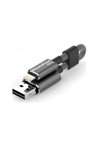 Photofast Memoriescable Gen3 Lightning MCG3U3BK64GB 64 GB Usb 3.0 Flash Bellek