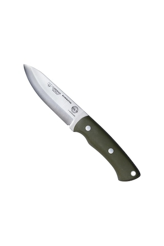 Cudeman 206-gv Bushcrafter Green G10 Saplı Deri Kılıflı Kamp Bıçak Yeşil