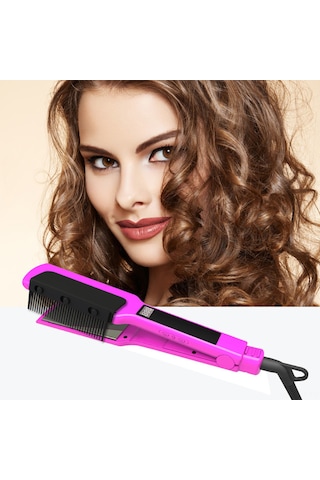 Mufunye Pratik Ve Şık Saç Düzleştirme Tarağı - Isıya Dayanıklı, Tek Elle Kullanım İçin Mükemmel