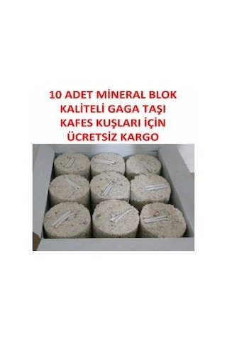 Mineral Blok Gaga Taşı 10 Adet