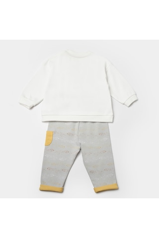 Biorganic Penguin Club 2'li Bebek Takım 59809 Ekru - Gri