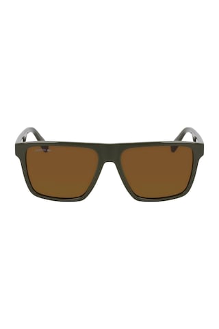 Lacoste L6027s 275 57 Erkek Kare Yeşil Kemik Güneş Gözlüğü