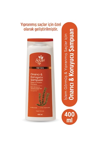 Selesta Life Atkuyruğu Bitki Özü Ve Provitamin B5 Özlü Onarıcı & Koruyucu Şampuan Yıpranmış Saçlar İçin 400 Ml