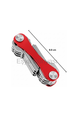 Pratik Akıllı Anahtarlık Anahtar Düzenleyici Aparat Kompakt Metal Gövdeli Anahtar Organizer Çok Renkli - 844988404 Çok Renkli