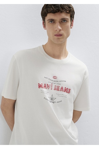 Mavi - Ekru Tişört 0613597-70057