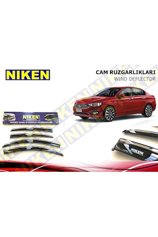 Fiat Egea Cam Rüzgarlığı Kromlu Niken