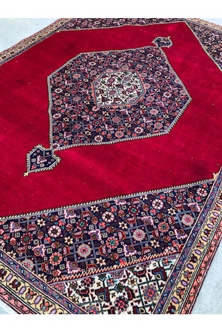 El Dokuma Ipek Yün Iran Tebriz Halı 310X214Cm 009